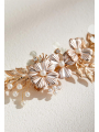 AW Hair Clip Pearls Flower Headpiece for Women