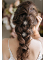 AW Hair Clip Rhinestones/Crystal| Star Wedding Hair Pin