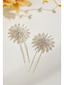 AW Hair Clip Rhinestones/Crystal| Star Wedding Hair Pin