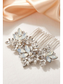 AW Pearly Silver Bridal Hair Comb