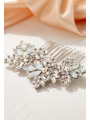 AW Pearly Silver Bridal Hair Comb