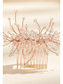 AW Rose Gold Alloy Hair Comb
