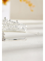 AW Silver Bridal Crown & Tiara