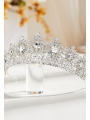 AW Silver Crowns for Women Wedding Tiaras for Bride