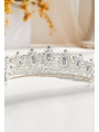 AW Silver Crowns for Women Wedding Tiaras for Bride