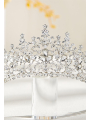 AW Silver Crystal Crown & Tiara