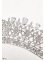 AW Silver Crystal Crown & Tiara