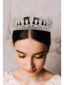 AW Wedding Crown for Bride Rhinestone Tiara