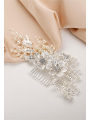 AW Crystal Silver Hair Comb