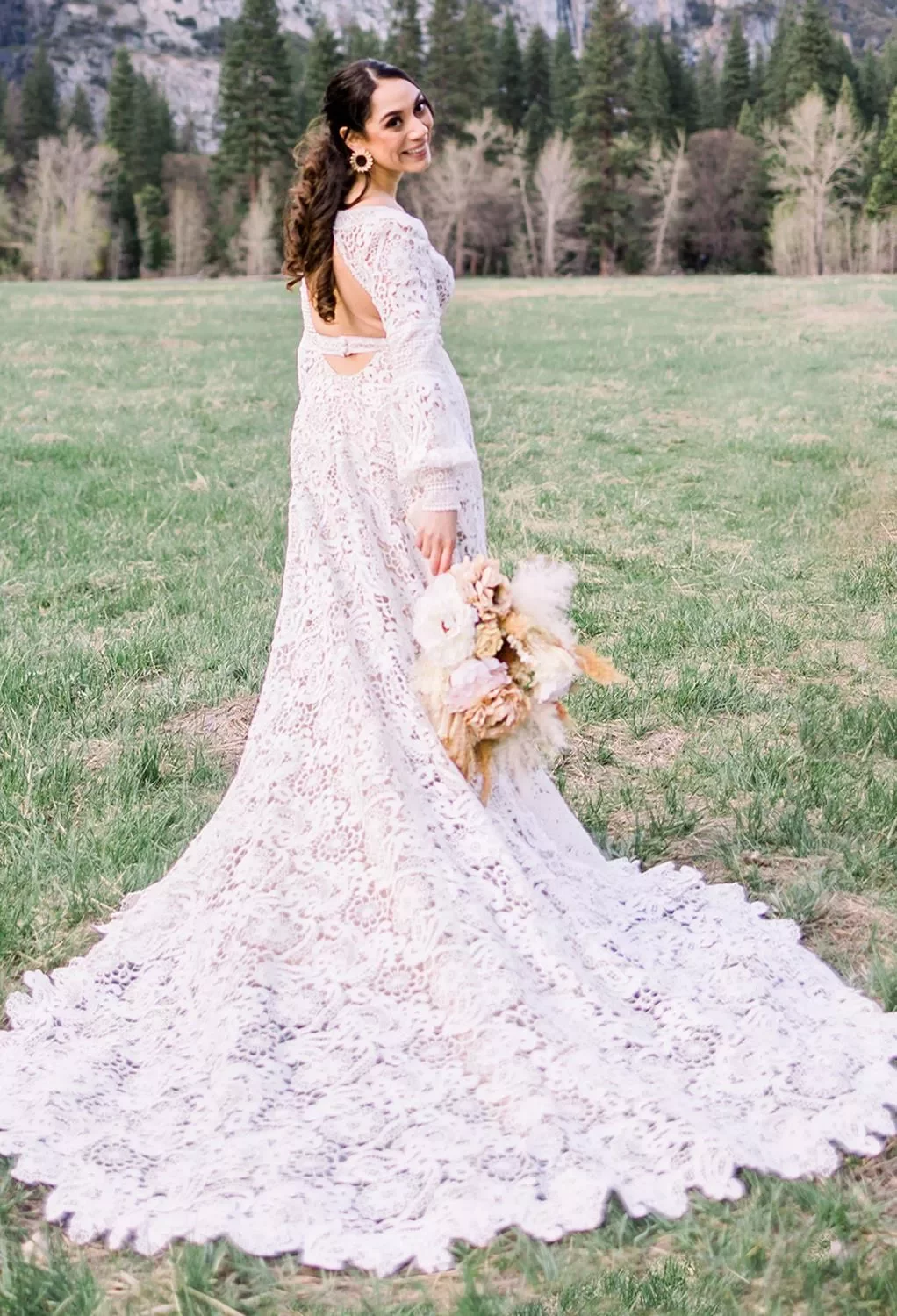 fitted lace wedding dress Luxury Beaded Prom Dresses Long Sleeve High Neck Mother of The Bride Dresses 22084 Green / US14