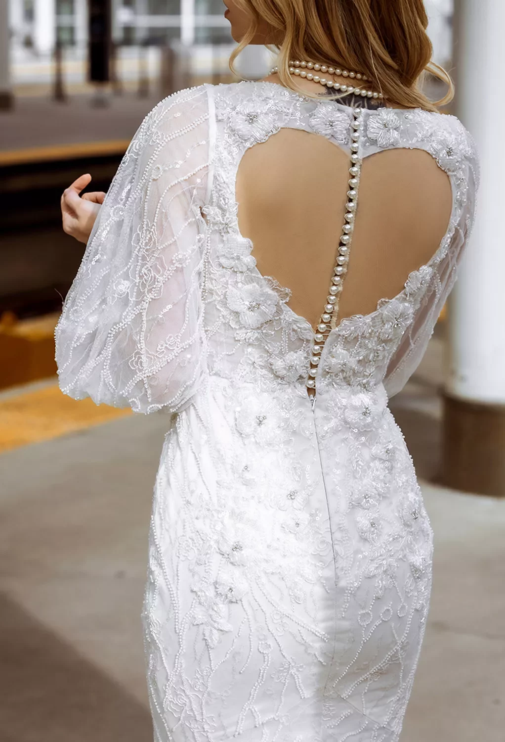 AW Maisie Wedding Dress, Tulle Floor Length V-Neck Wedding Dresses | AW. Bridal