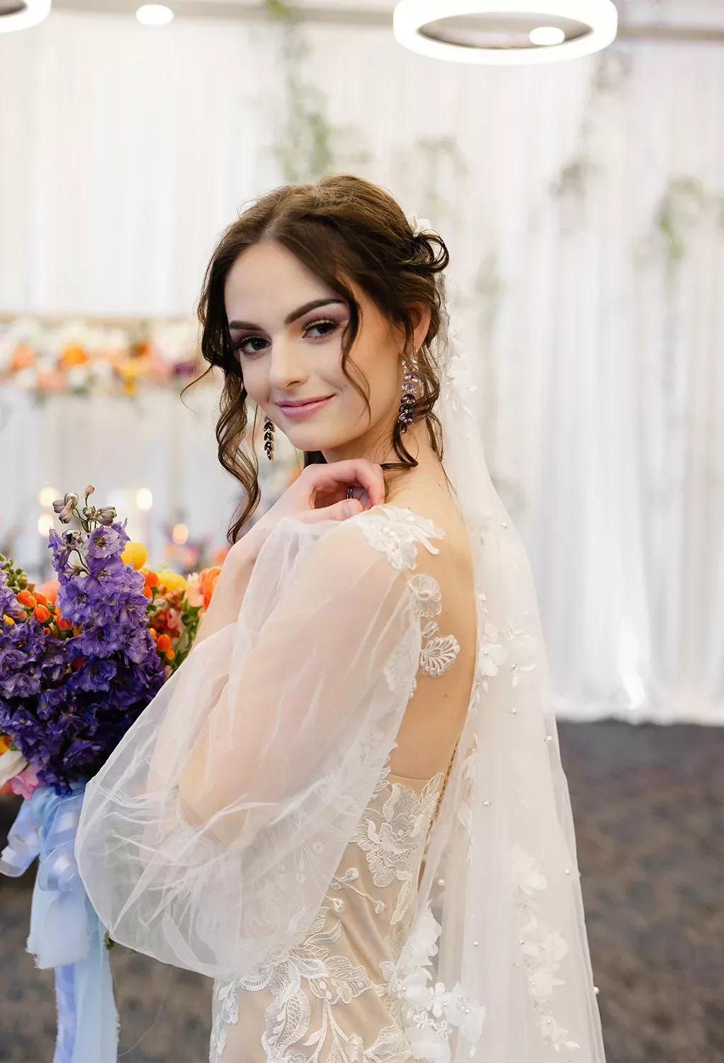 GIANA ドレス AW Giana Wedding Dress, Tulle Bateau Neckline Wedding Dresses | AW