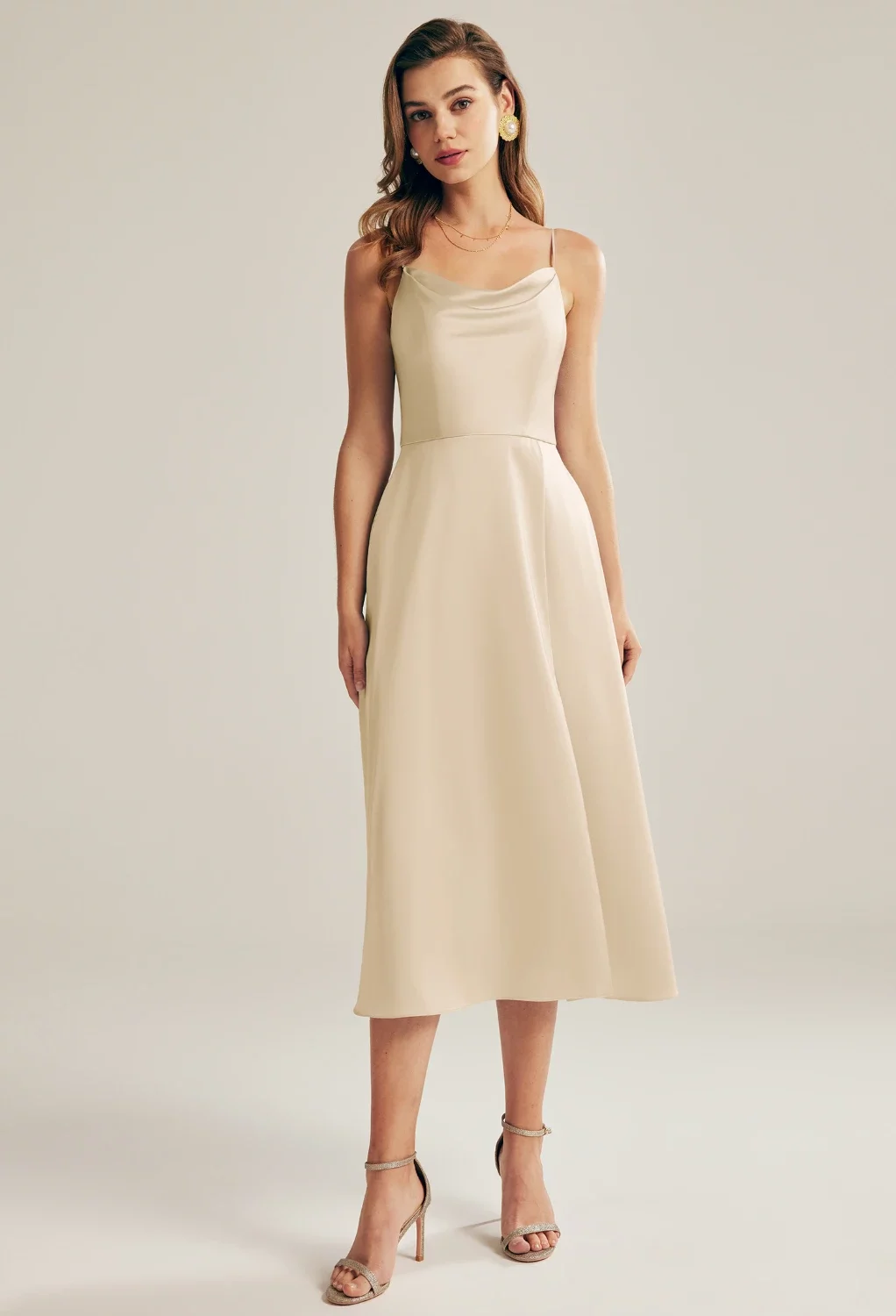 Champagne Beach Wedding Guest Dresses