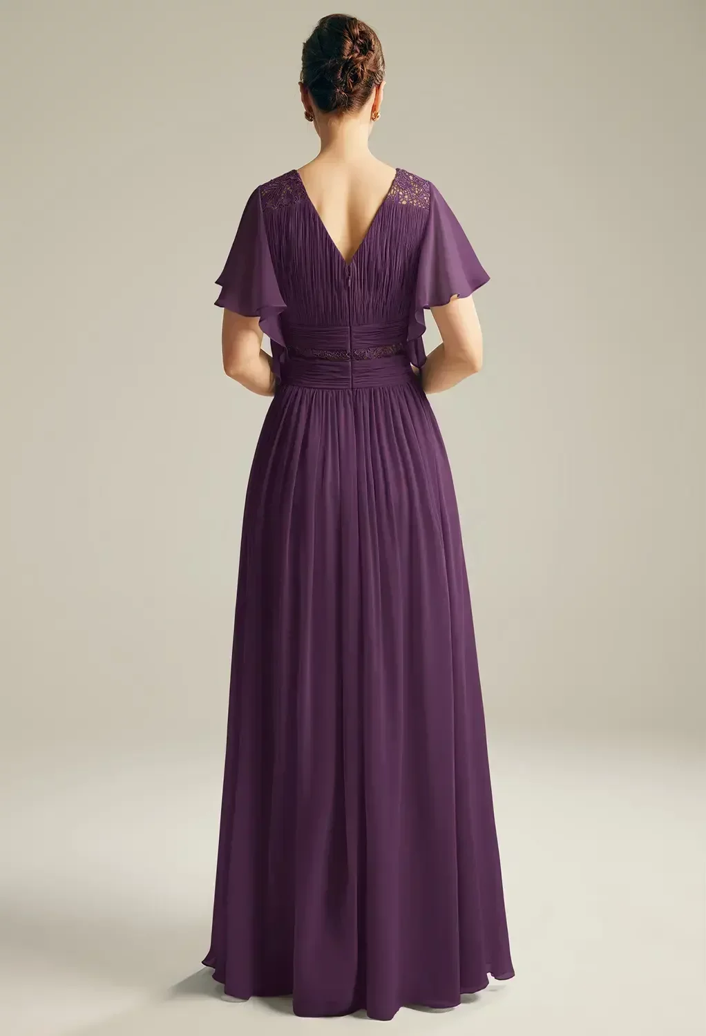 andmary アンドマリーRojina ribbon dress brown ANDMARY】Rojina ribbon dress