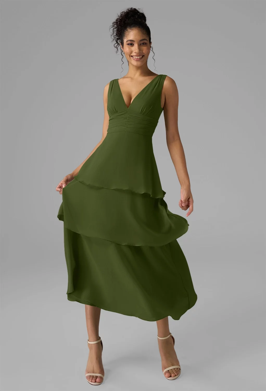 AW Elissa Blue Botanical Floral Bridesmaid Dresses | AW.Bridal AW Elissa Blue Botanical Floral Bridesmaid Dresses | AW.Bridal
