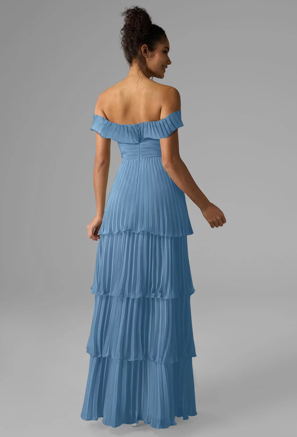 niagara blue bridesmaid dresses Burgundy main image 1