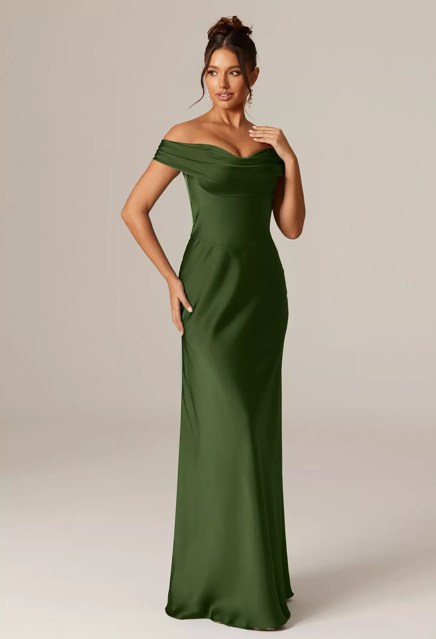 Off the Shoulder Bridesmaid Dresses | AW.Bridal
