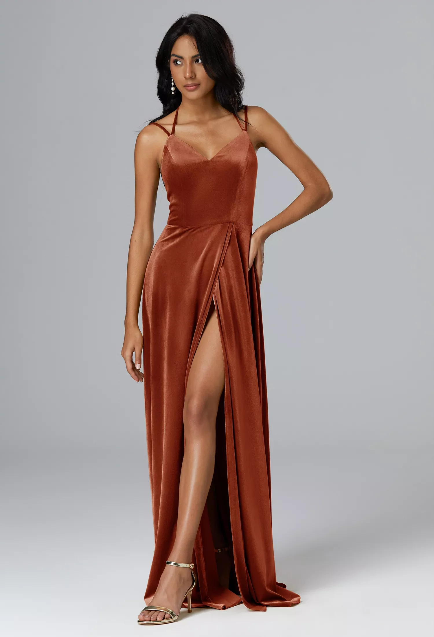mugler black cut out dress THIERRY VINTAGE – RetroSpectrum NYC photoshoot-pearls FIT:PETITE Wrap Neckline Wedding Dress