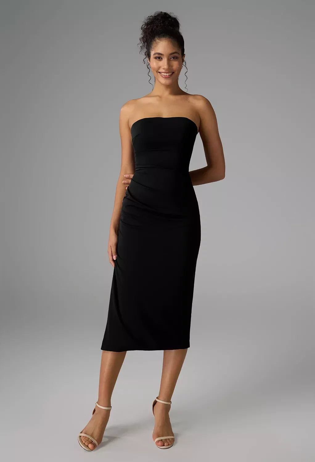 short charcoal gray bridesmaid dresses Knitted Fabric Size:MEDIUM - UK 10 My Favorite Little Black dress in july Convertible dress Hemline/Train