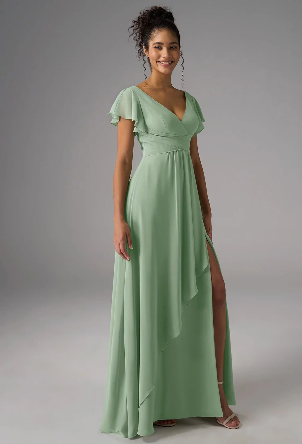 may mashiah green dress Harbor Green Crushed Velvet Wrap Detail Midi Dress – Girl In Mind main image 0