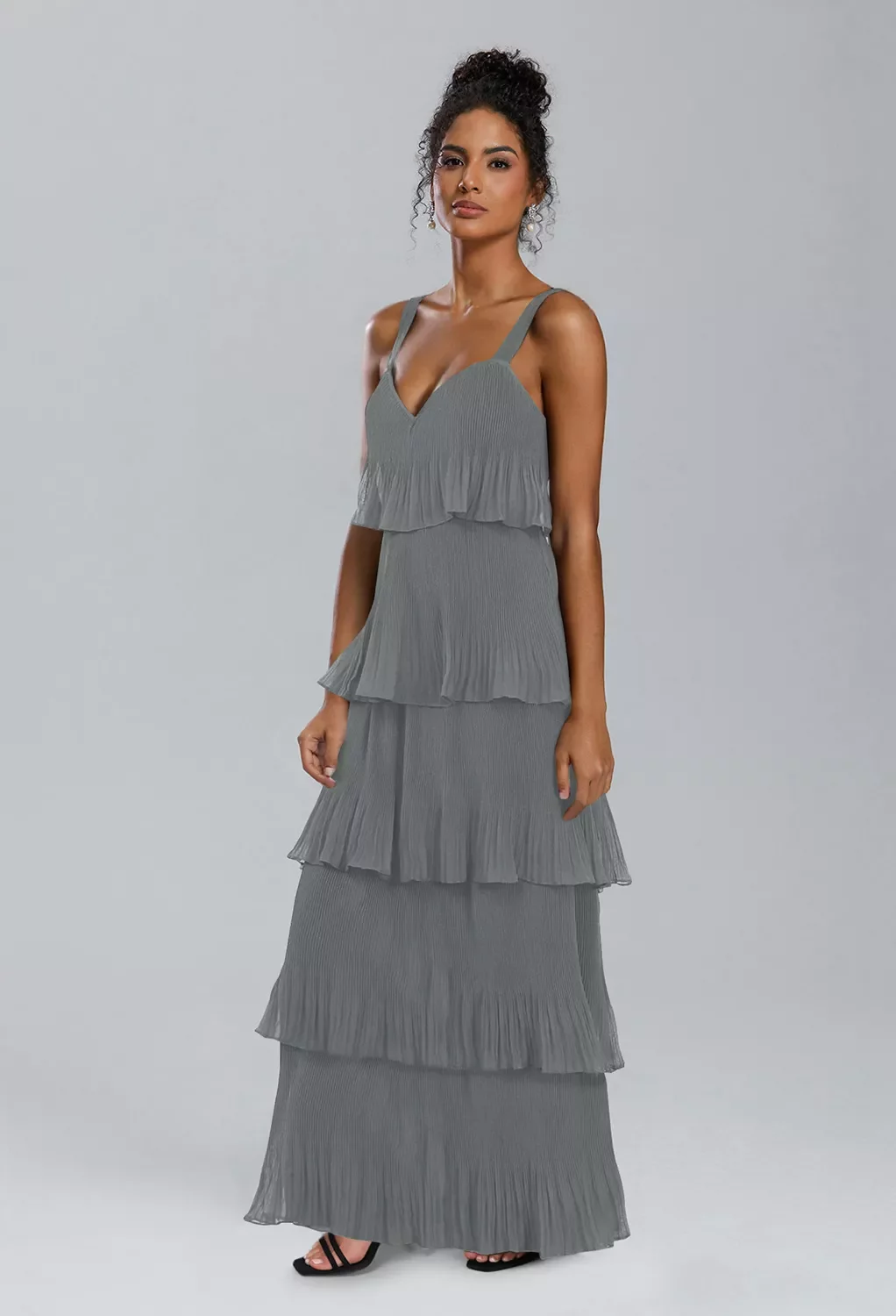 francesca's sage green dress Current Mood Velour Embroidered Trim Mini Dress main image 1