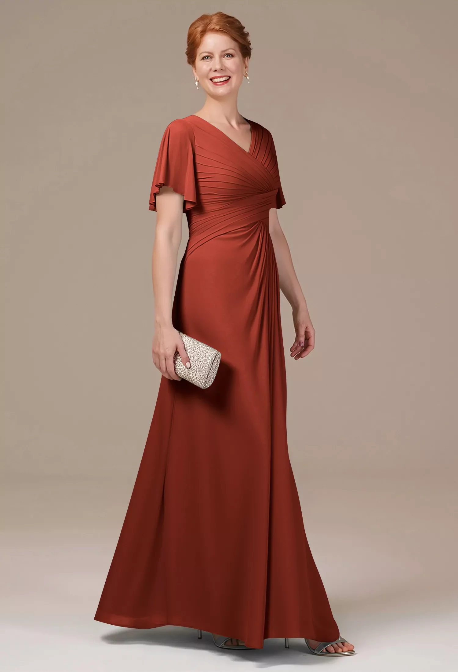 AW Tori Rust Mother of the Bride Dresses | AW.Bridal
