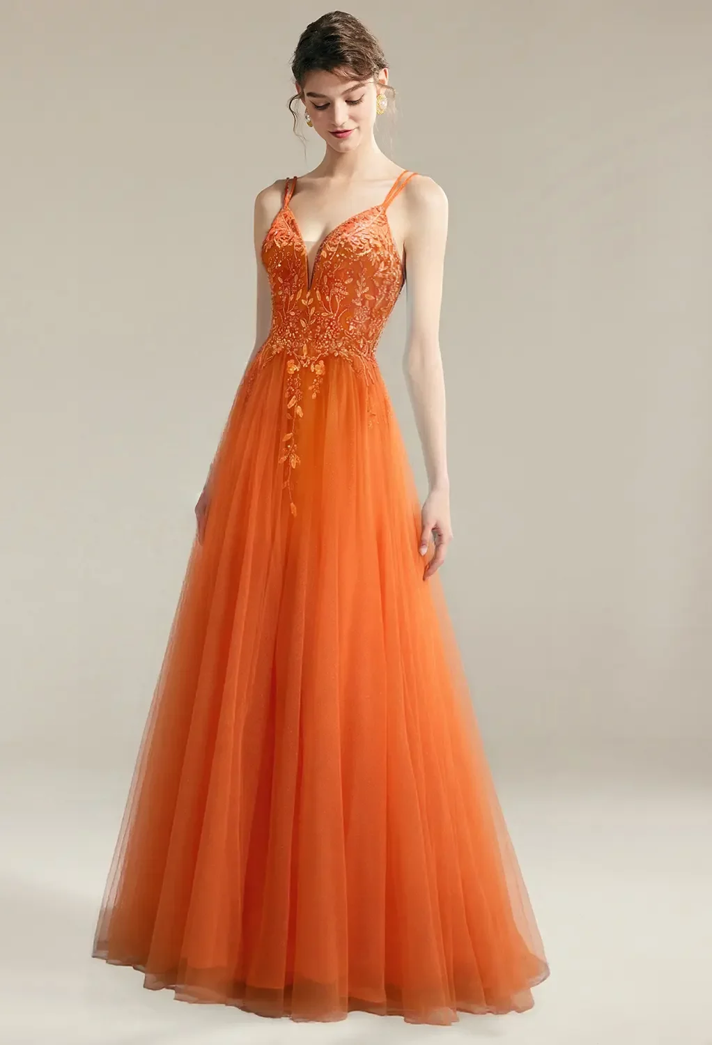 AW Maddie Cantaloupe Dresses | AW.Bridal