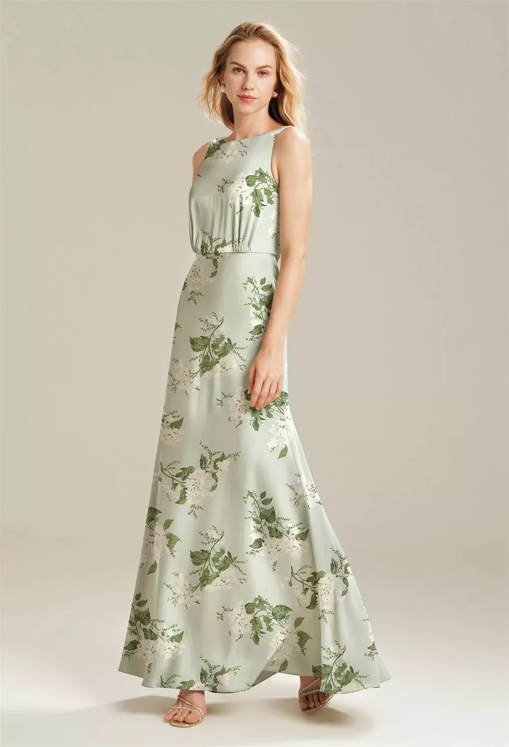 ワンピース Camellia Voile Belted Dress Camelia Gown – Dress the Population