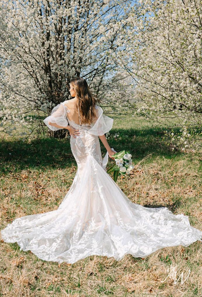 AW Giana Wedding Dress, Tulle Bateau Neckline Wedding Dresses | AW 