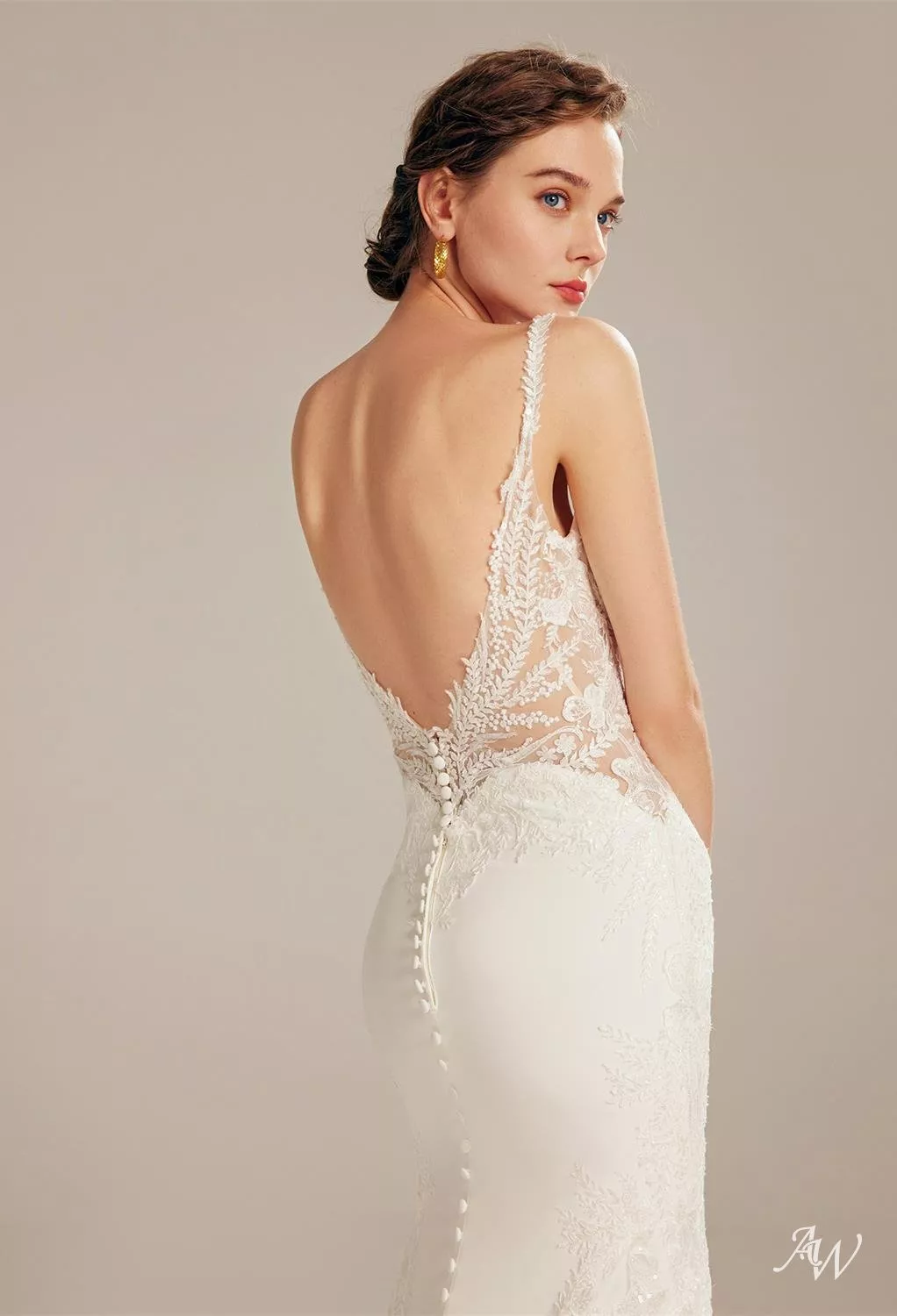 AW Apiacere Wedding Dress, Tulle Floor Length Sweetheart Neckline Wedding  Dresses