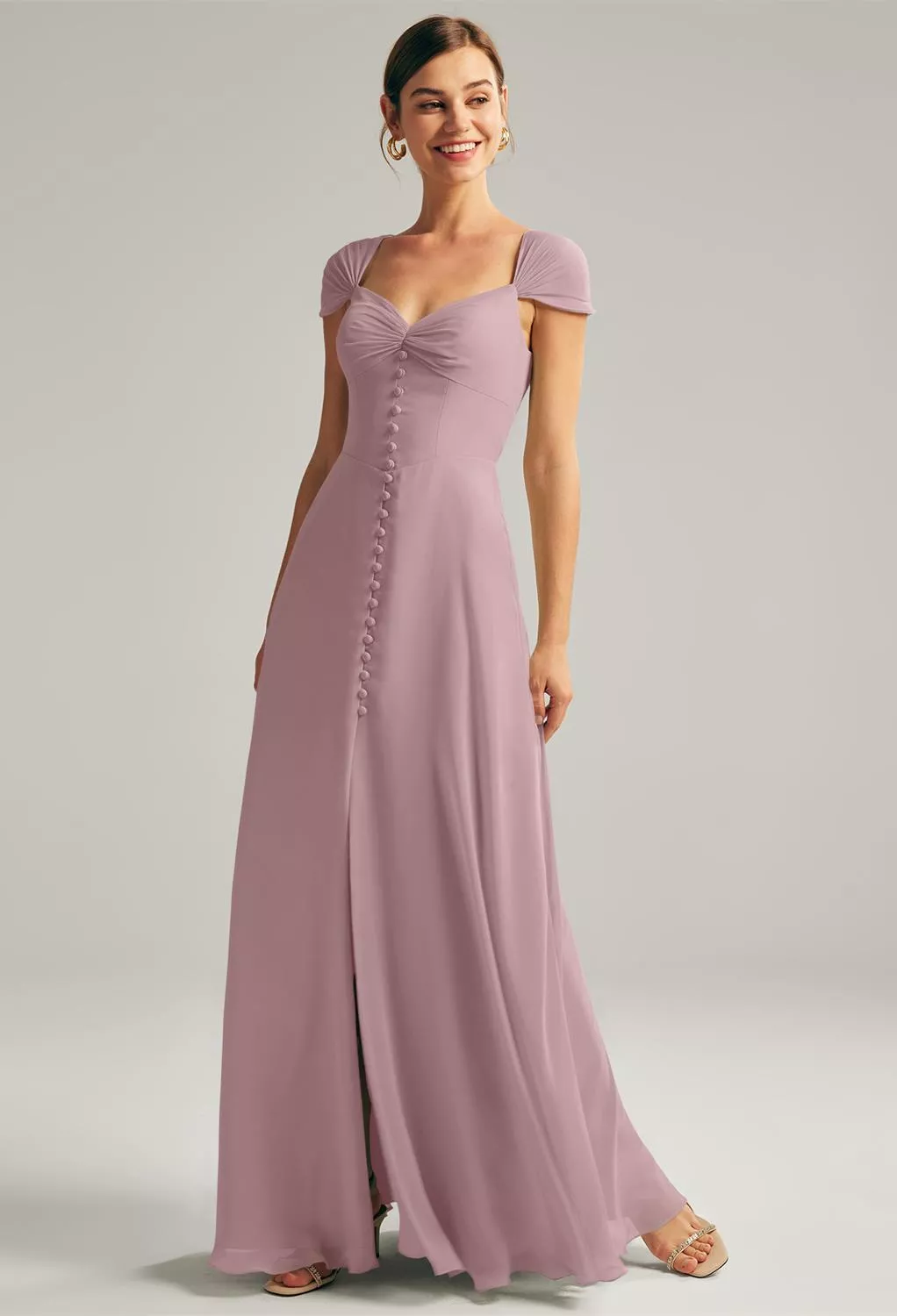brown maxi dress Timeless Romantic Chiffon Maxi Dress, Brown – Everyday Chic Boutique