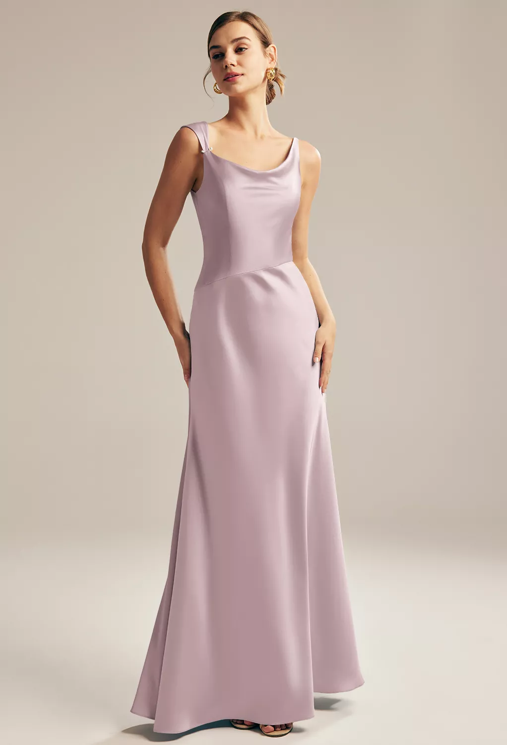 Dusty Rose Plus Size Dresses | AW.Bridal