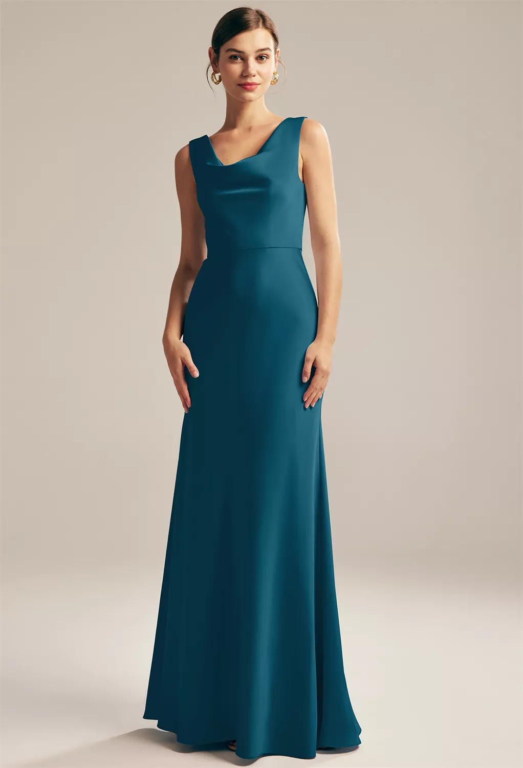 dark aqua bridesmaid dresses Azazie Aqua