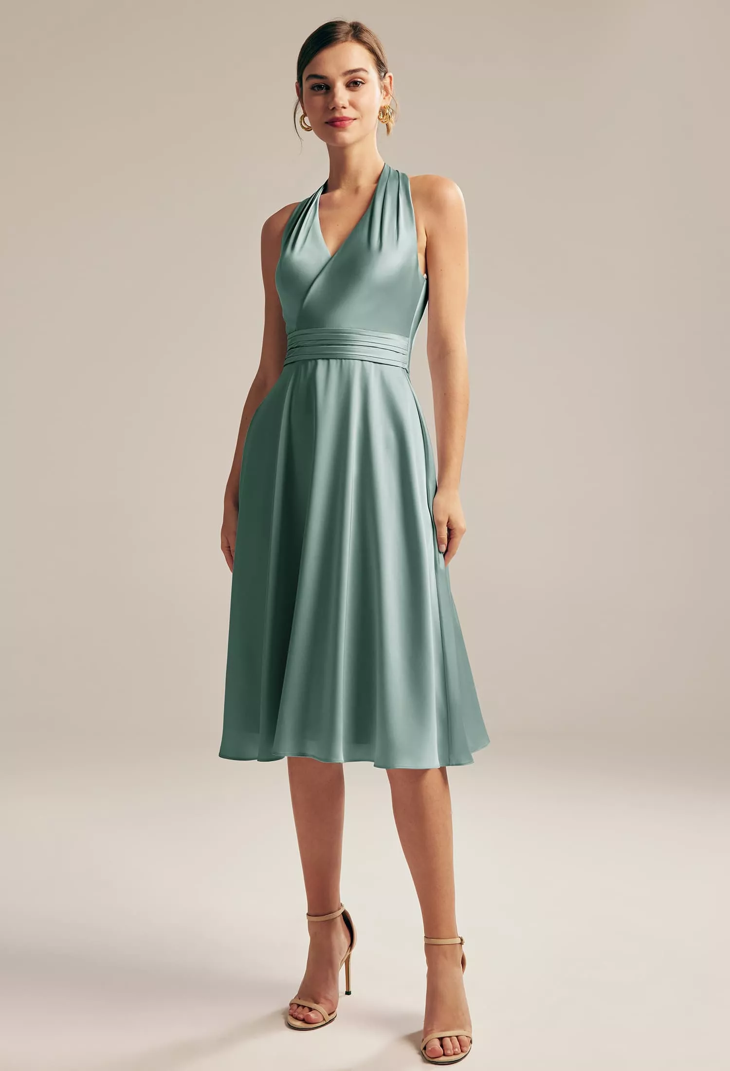 sachin and babi light blue dress Holiday Velvet Lace Midi Dress Medium