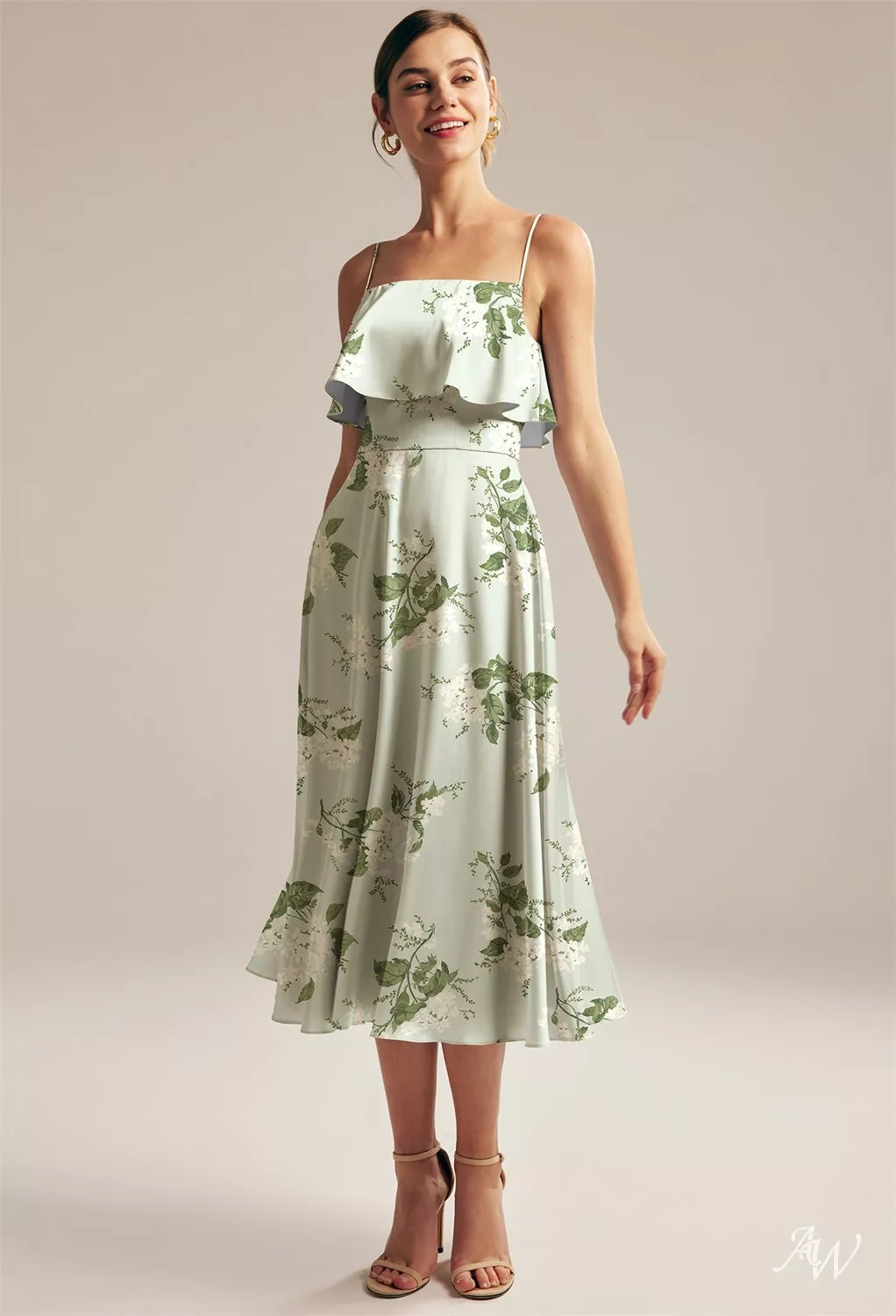 open lace back dress JANE dress Garden Party – Lesley Evers main image 1