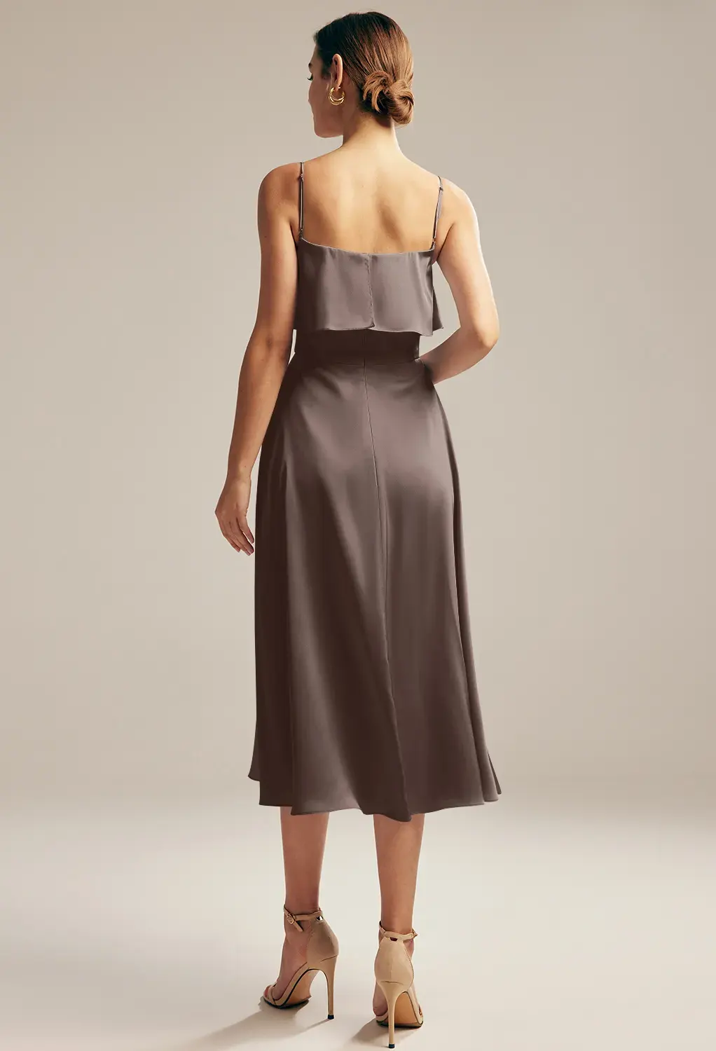 Seal Brown Beach Wedding Guest Dresses | AW.Bridal