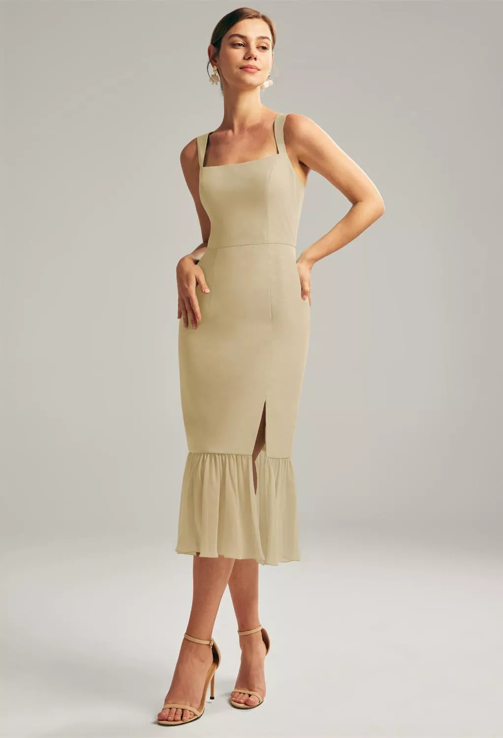 sachin and babi light blue dress Champagne Dresses | Satin, Neutral & Formal Styles main image 0