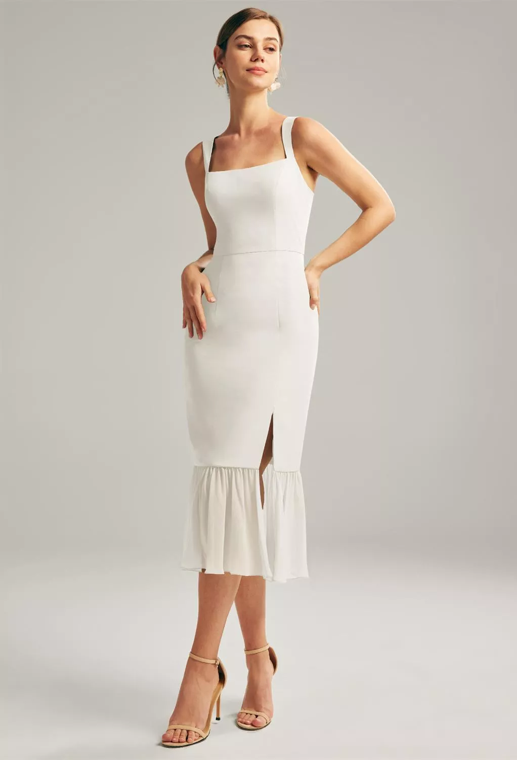 wedding guest dresses cream Beige Wedding Guest Dresses