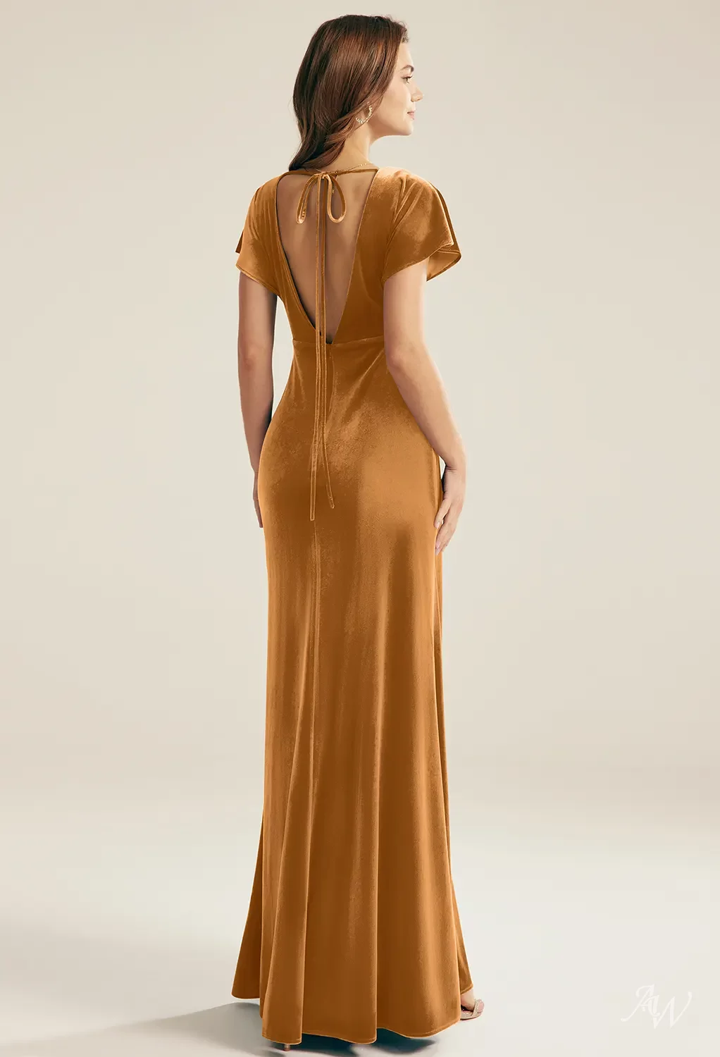 AW Meara Burnished Gold Bridesmaid Dresses | AW.Bridal