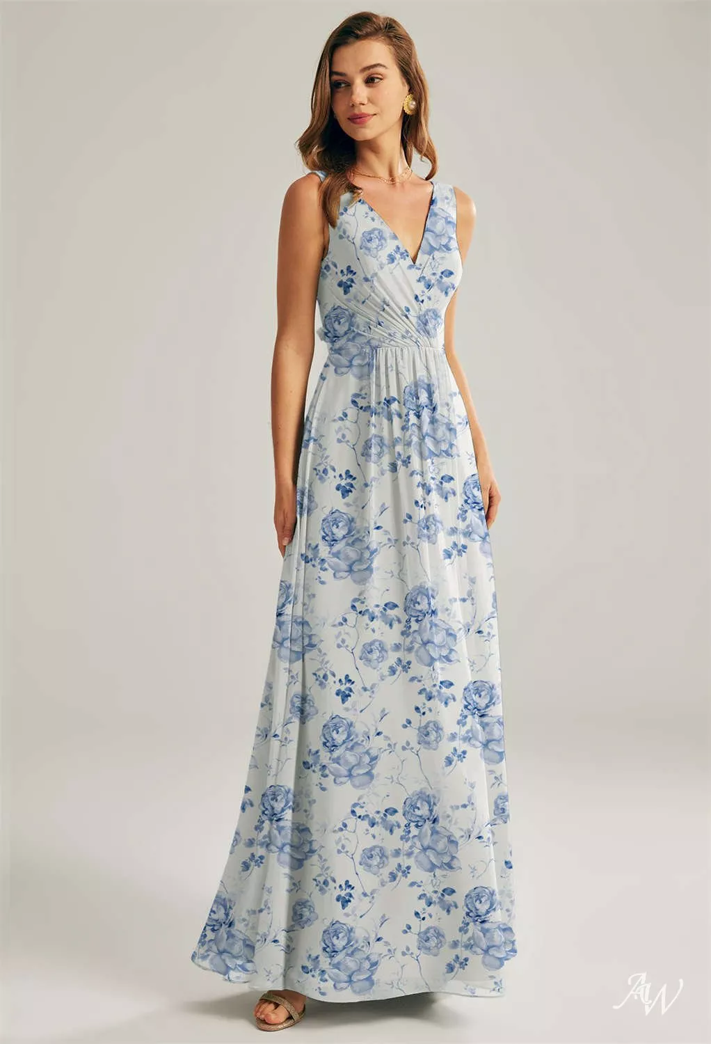 着物・セレモニードレス apolina Nola Dress Folk Floral Blue Mist 着物・セレモニードレス apolina Nola Dress Folk Floral Blue