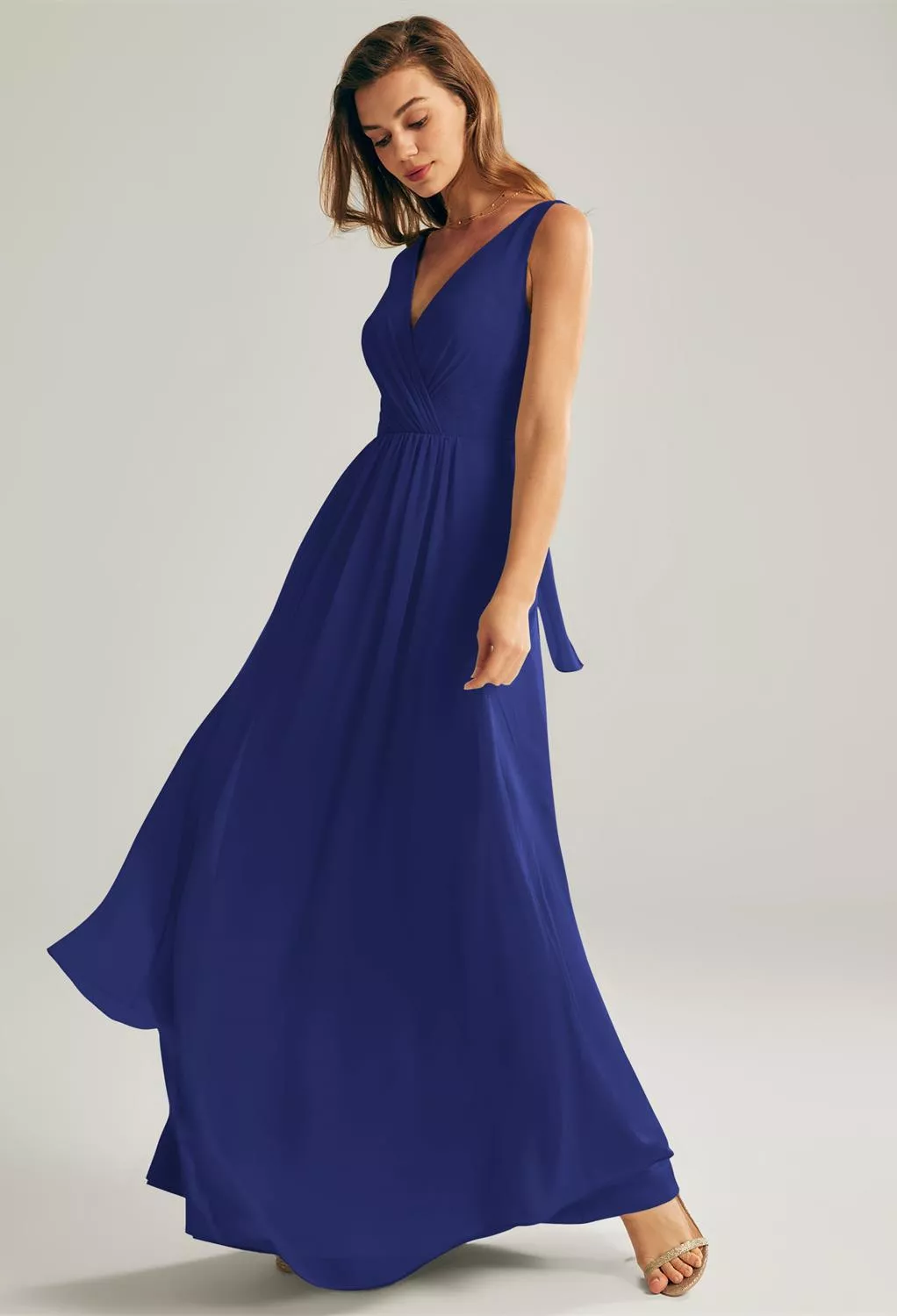royal blue formal maternity dresses Fabulous Blue Long Sleeve Velvet Maternity Dress main image 1