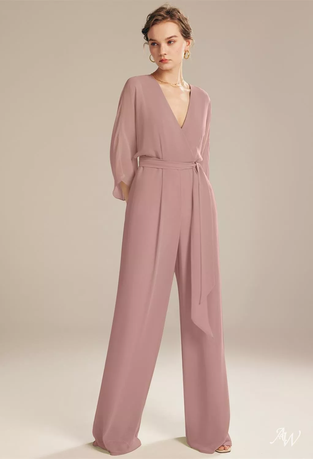 AW Flossie Dusty Rose Bridesmaid Dresses image1