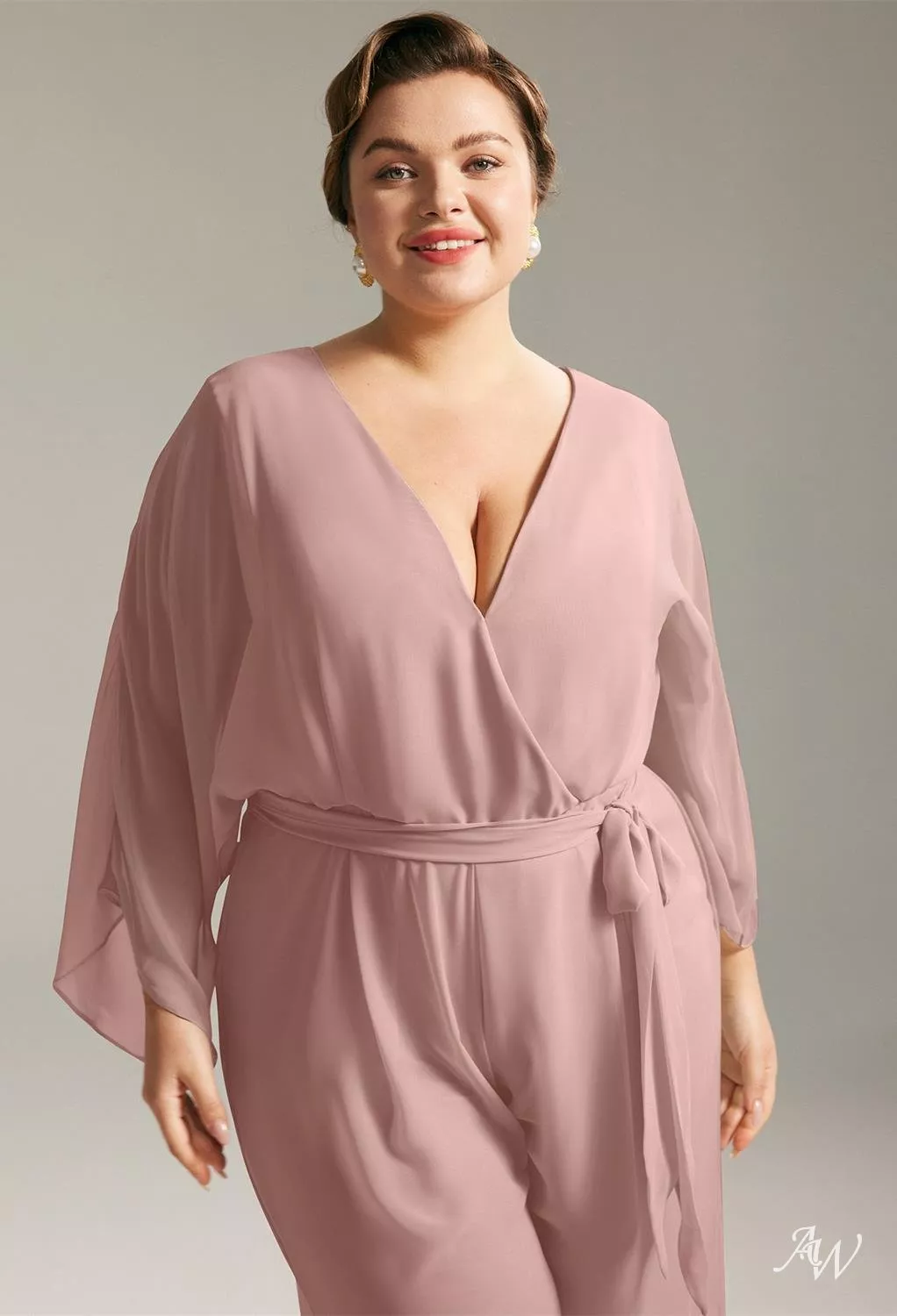 AW Flossie Dusty Rose Bridesmaid Dresses image6