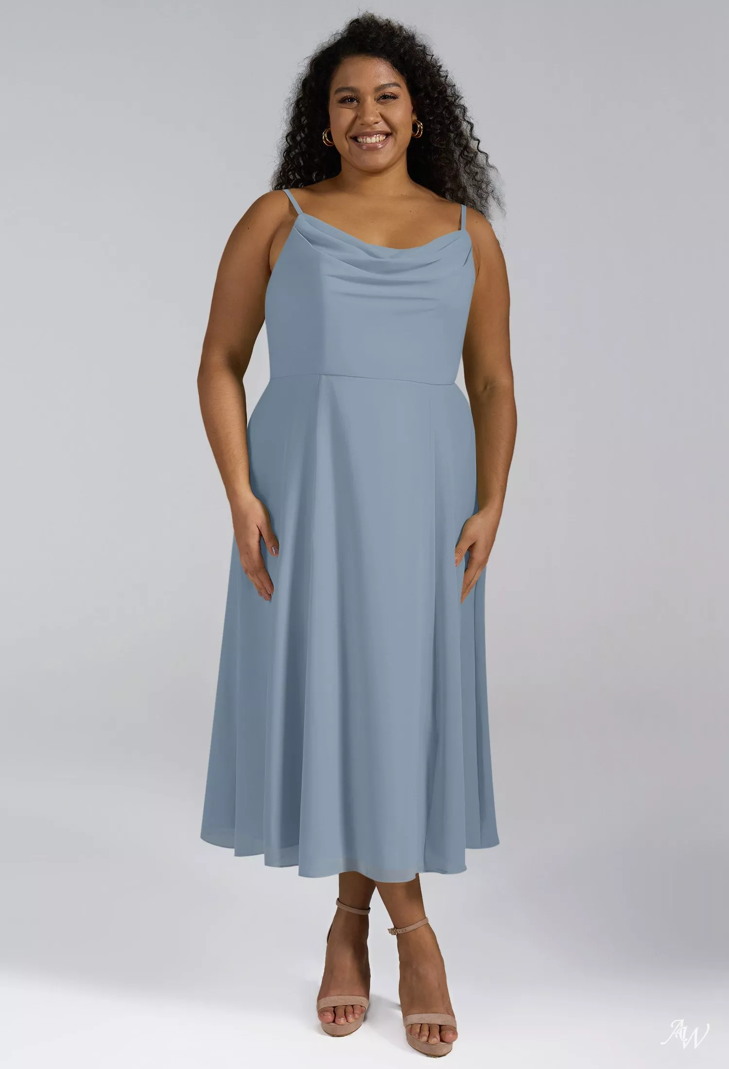 princess polly baby blue dress Dusty Blue Dresses main image 0