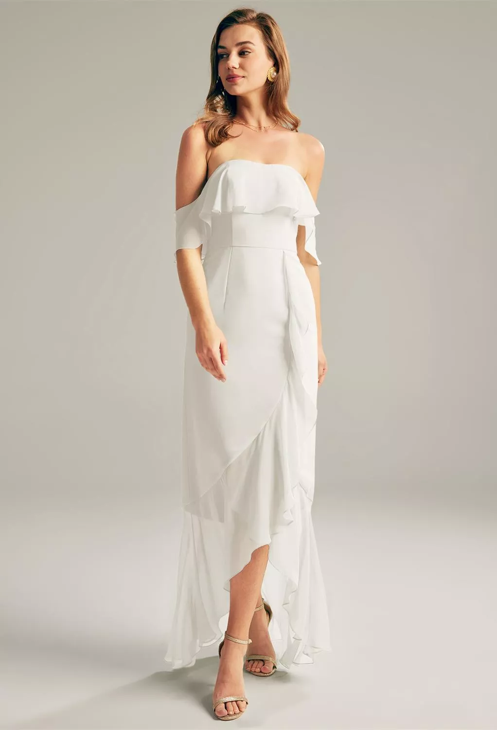 ivory mini wedding dress White Bridal Dress