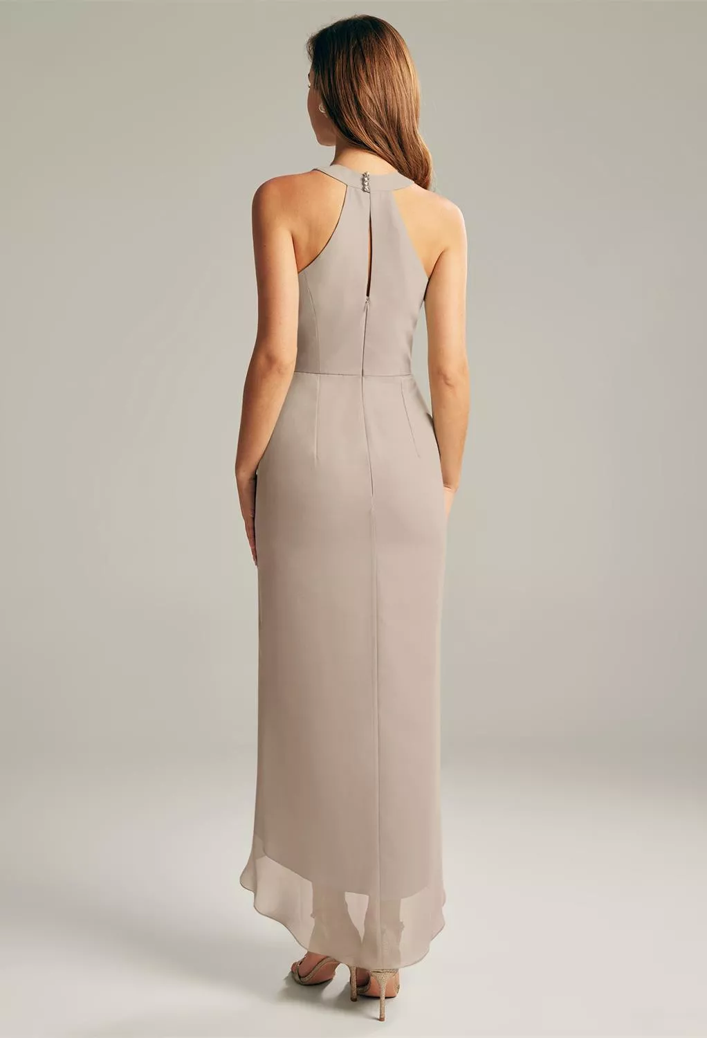 Taupe Beach Wedding Guest Dresses | AW.Bridal