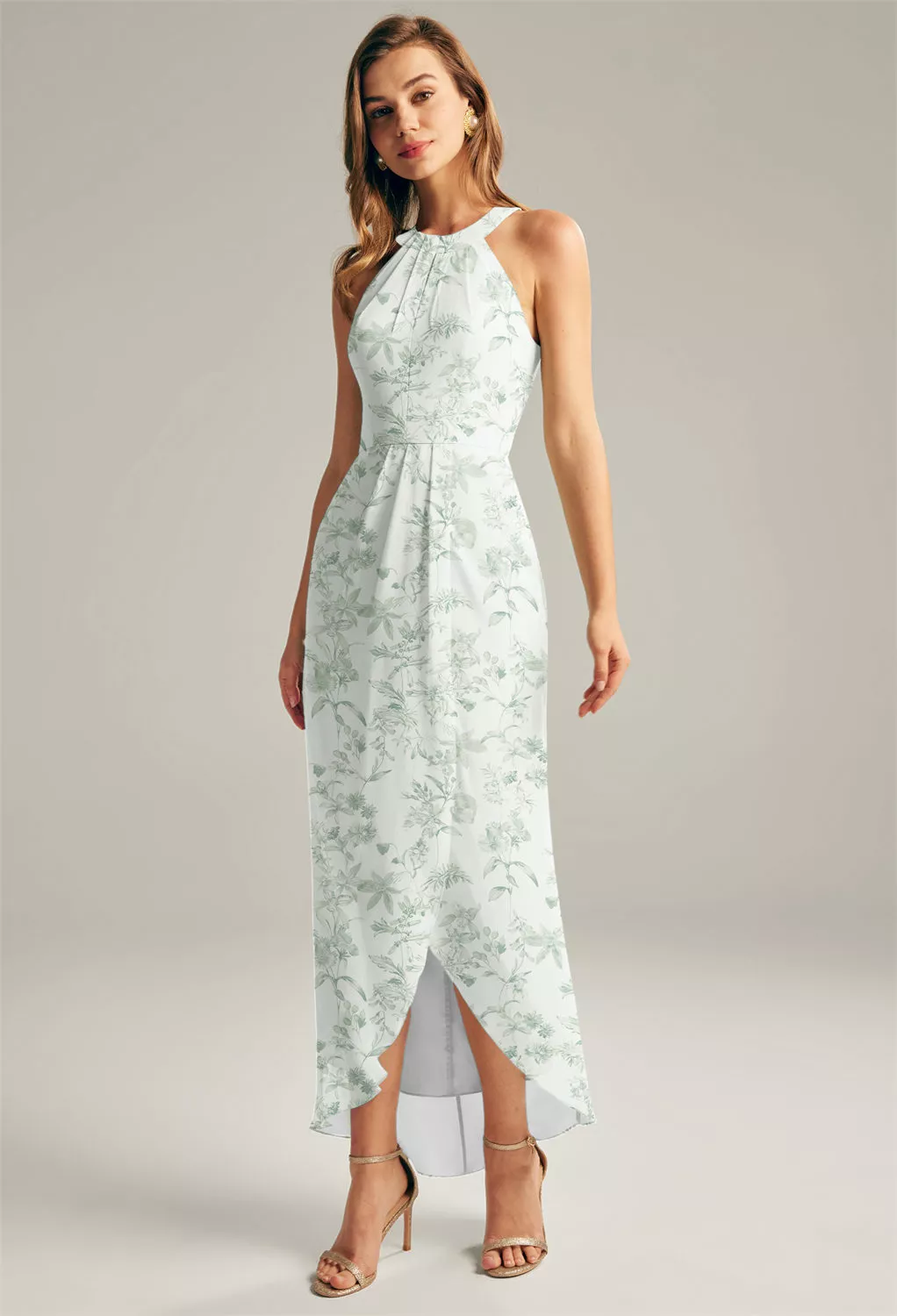 Verdant Wilds, Green Floral Floral Bridesmaid Dresses | AW.Bridal