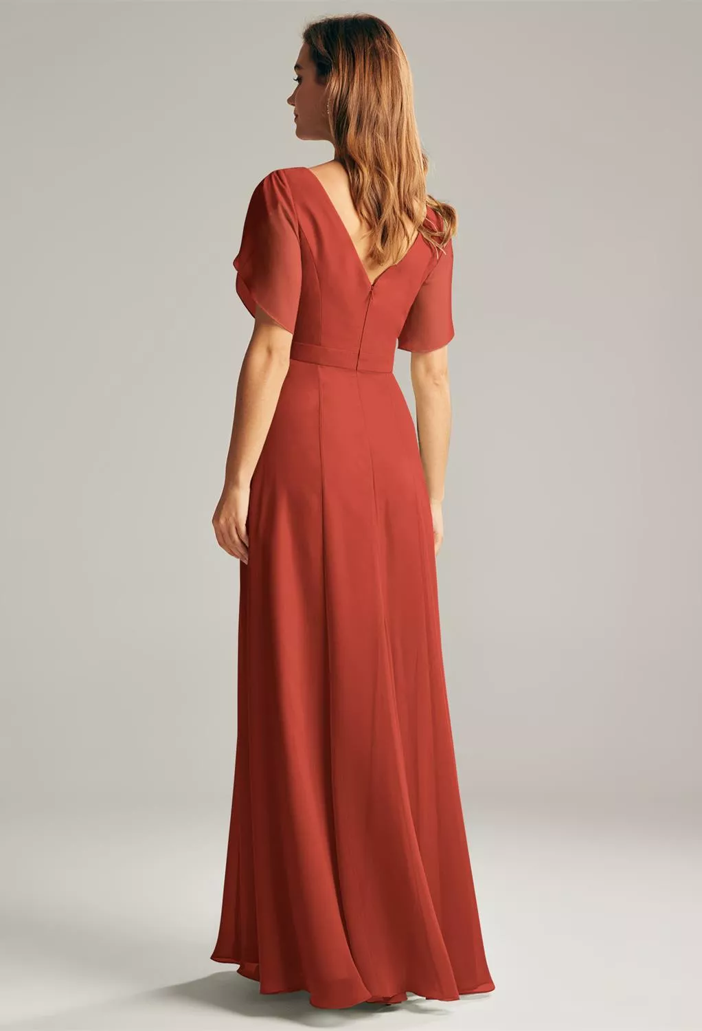 rust floral bridesmaid dress Rust Floral Bridesmaid Dresses