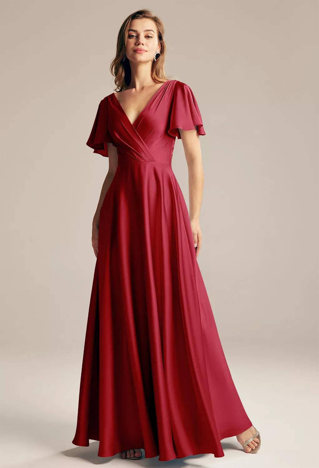 claret evening dresses Mercy Maxi Dress in Claret M main image 1