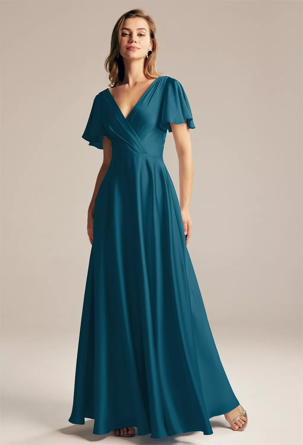 Deep Lake, Lake Blue Bridesmaid Dresses | AW.Bridal